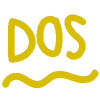 Dos Contar Sticker