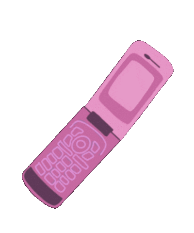 Text Cell Phone Sticker
