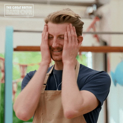 Nervous Tom GIF by The Great British Bake Off