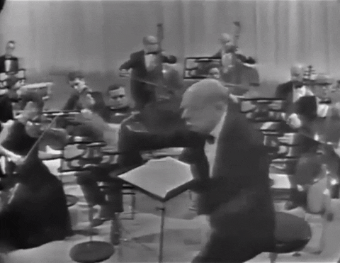 Orchestra Conducting GIF by The Kennedy Center