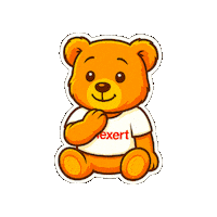 Balexert salut ours sourire heureux Sticker