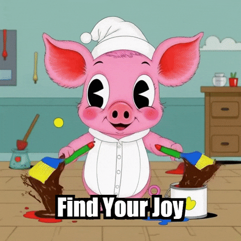 Wisdom Find Your Joy GIF by The Pigasso