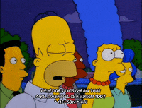 watching homer simpson GIF