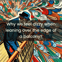 Acrophobia Vestibular System GIF by ExplainingWhy.com