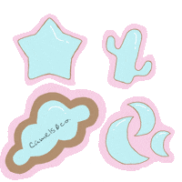 Star Cloud Sticker by camelsandco