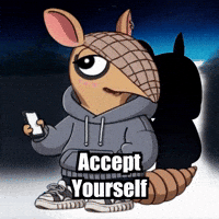 Shadow Accept Yourself GIF by Chillo Dillo
