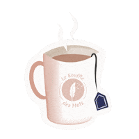Read Tea Cup Sticker