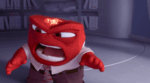 angry inside out GIF by Disney Pixar
