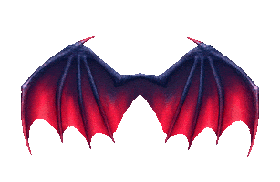 dark wings Sticker