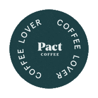 DrinkPactCoffee pact pact pact coffee pactcoffee coffee coffeelover latter Sticker
