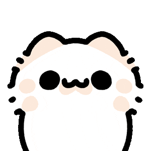 Cat No Sticker by MYAOWL