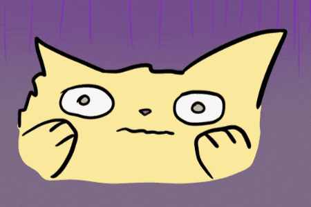 Nervous Cat GIF
