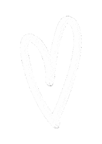 White Heart Sticker