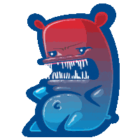 KIWIE angry graffiti street art kiwie Sticker