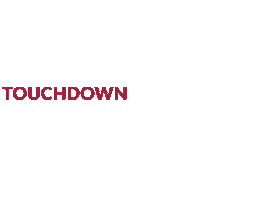 University Of Arkansas Touchdown Sticker by Arkansas Alumni Association