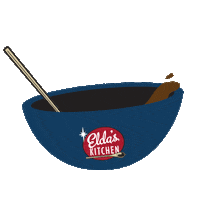 EldasKitchen cooking baking spoon stirring Sticker