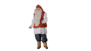 Santa Claus Christmas Sticker by The Elves!