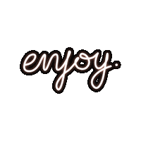 Happy Enjoy Sticker by Branding Bosses