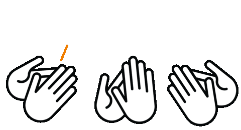 Clapping Finish Sticker by Loba