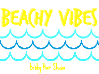 Water Beach Sticker by Bobby Hair Studio