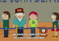 kenny mccormick line GIF by South Park 