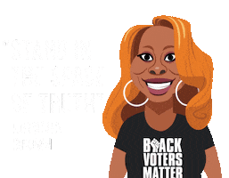 Truth Justice Sticker by Black Voters Matter Fund