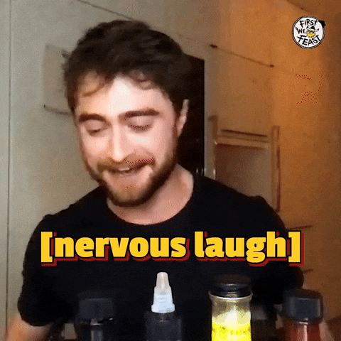 Nervous Daniel Radcliffe GIF by First We Feast
