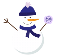 Christmas Snowman Sticker by Wisteria Kitchen