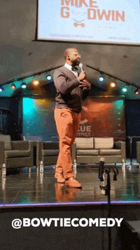 Bowtie Comedy GIF by Comedian Mike Goodwin