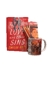 emiliaares love romance book reading Sticker