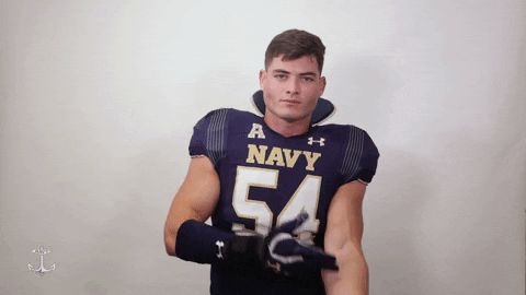 Navy Football Diego GIF by Navy Athletics
