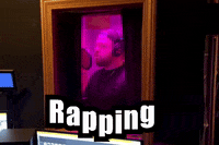Recording Studio Rapper GIF by Mike Hitt