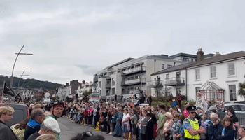 Crowds in Bray Await Sinead O'Connor's Funeral Procession