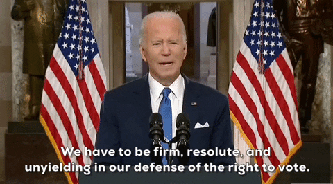 Right To Vote Joe Biden GIF by GIPHY News