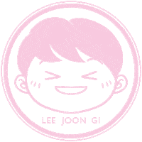 siusiufun smile stamp jg lee joon gi Sticker