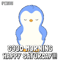 Good Morning Dancing Sticker by Pudgy Penguins