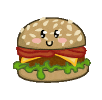Hungry Burger King Sticker