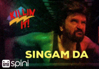 spini rajini rajinikanth chennai super star GIF