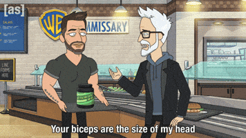 Get Swole Work Out GIF by Adult Swim