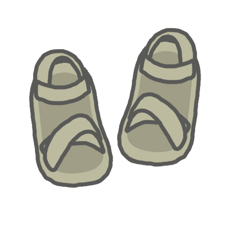 Summer Sandals Sticker by My Baby Factory