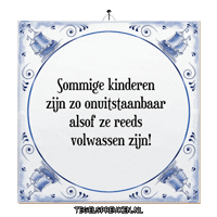 Humor Wijsheid Sticker by Tegelspreuken.nl