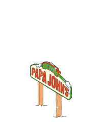 Skating Pizza Time Sticker by Papa John's UK