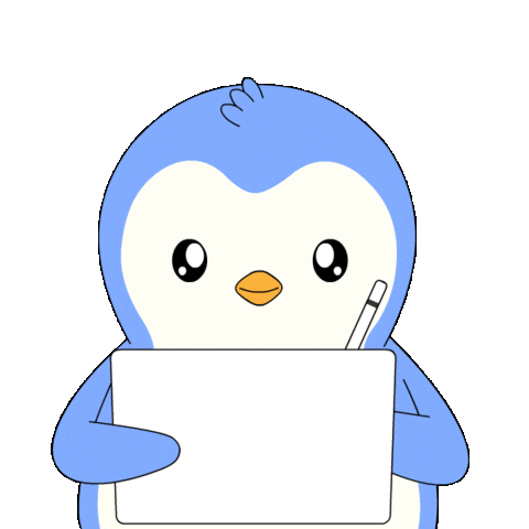 Artificial Intelligence Penguin Sticker by Pudgy Penguins