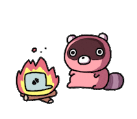 Fire Burning Sticker by 644