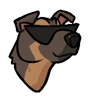 Mixed Breed Deal With It Sticker