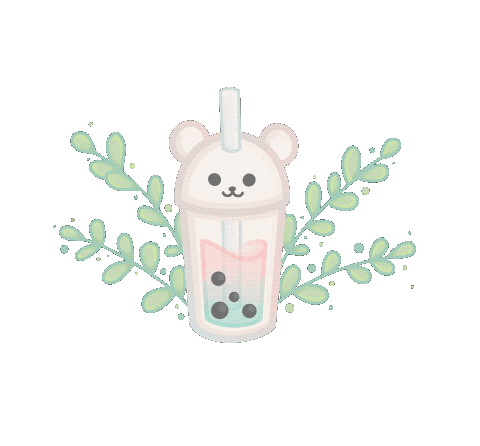 Bear Boba Sticker