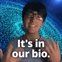 It's in our bio.
