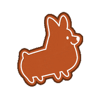 cookie Sticker by Corgi Things