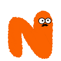 Alphabet N Sticker