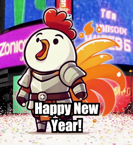 Happy New Year Celebrations GIF by Zorooster